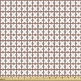 thumbnail image 1 of Abstract Sofa Upholstery Fabric by the Yard, Recurring Stellar Crosses Pattern Along Intertwined Stripes on Plain Background, Decorative Fabric for DIY and Home Accents, Multicolor by Ambesonne, 1 of 5