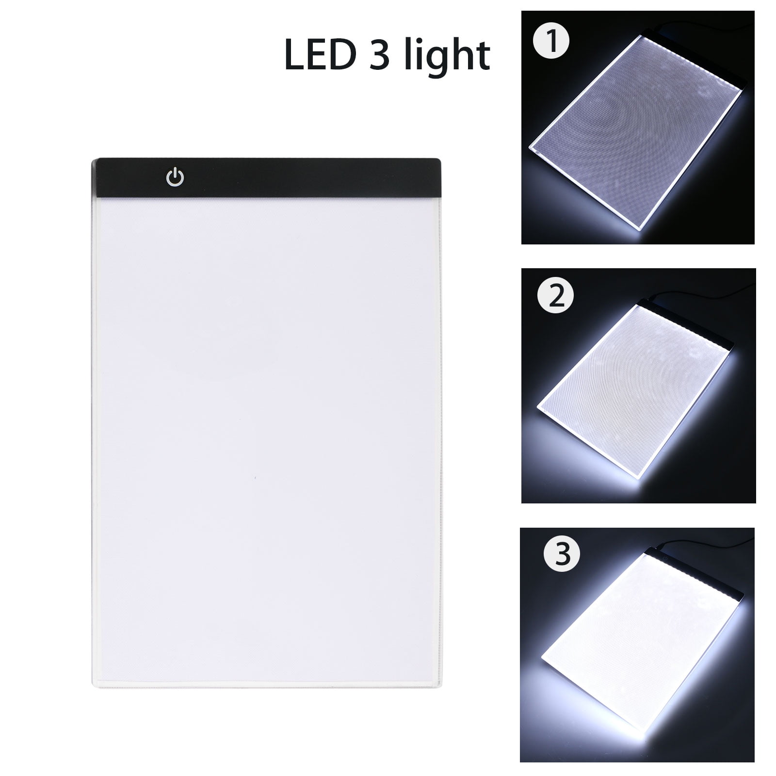 WarmShine A5 Size LED Light Box Ultra-Thin Portable Tracer LED Artcraft Tracing Light Pad Light Box 3 Level Brightness for Artists Drawing Sketching Animation and 5D DIY Diamond Painting