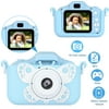 Kids Camera,Children Video Camera 1080P HD,Dual Camera,Selfie Camera for 4 5 6 7 8 9 10 Years Old Boys Girls GANZTON-Blue