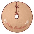 thumbnail image 1 of Falda de arpillera N&T NIETING para árbol de Navidad, 76 cm, rústica, Merry Ch, 1 of 7