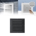 thumbnail image 1 of MYG Louver Vent Grille with Insect Screen Ceiling and Side Wall Square Vent Cover, 1 of 1