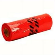 WARP BROS. Warp's RSF Safety Flag Roll, 18 in L, 18 in W, Red, Plastic