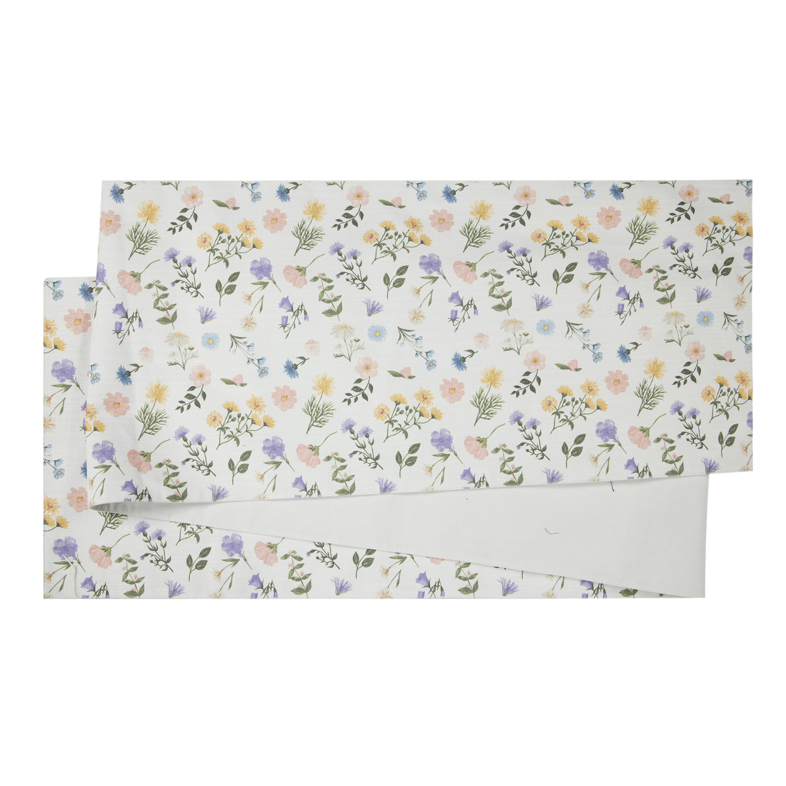 Easter Wild Flowers Table Runner - 14" x 90" - 100% Polyester, Multi-color