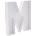 thumbnail image 1 of shiyou-8" Fillable Cardboard Letter Shaped Box Paper Mache Birthday Party Sweets Candy Tray (M), 1 of 4