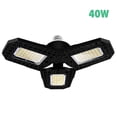 thumbnail image 1 of Graflsoa 40W LED Garage Light with Adjustable Tri-Fold Design, 6000K White Light, E26/E27 Base, 1300-2000LM, ABS & Aluminum Construction, 1 of 6