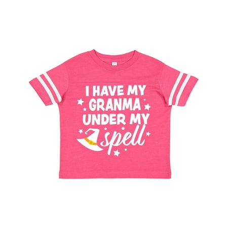 

Inktastic I Have My Granma Under My Spell with Cute Witch Hat Gift Toddler Boy or Toddler Girl T-Shirt