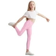 thumbnail image 3 of GYRATEDREAM Kids Girls Dance Pants Gymnastic Shiny Metallic Dance Leggings Skinny for Performances 4-14 Years, 3 of 4