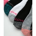 thumbnail image 4 of Body Glove Girls' Socks - 10 Pack Performance Cushion Athletic Quarter Cut Sock - Kids Running Socks, 4 of 7