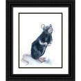 thumbnail image 1 of Shefranov, Olga 26x32 Black Ornate Wood Framed with Double Matting Museum Art Print Titled - Rat, 1 of 4