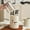 Beige, variant on Euaioeiu Cutlery Organizer Box with Drainage Holes, Kitchen Utensil Holder and Storage Rack for Knives Forks Spoons, Countertop Cutlery Tray for Dining Table and Kitchen Counter Organization