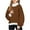 Style1-Brown sweatshirt for women, variant on Xdegoge Oversized Graphic Crew Neck Sweatshirt for Women Oversized Hoodies Cute Sweatshirts 2025 Trendy Cute Graphic Long Sleeve Sweatshirt Ropa Black L