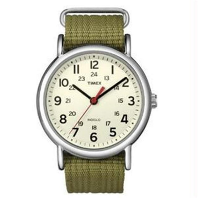 Timex Montre Weekender Slip-Thru - Vert Olive