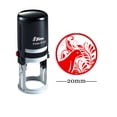 thumbnail image 1 of Round Self Inking Kids Teacher Stamp BIRD DESIGN Personalized Custom Shiny 20mm Rubber Mini Stamp, 1 of 1