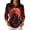 RedA&03#0702p, variant on Garbnen Halloween Women Polo Shirt Funny Ghost Pumpkin Witch Golf Shirts for Woman Fall Winter 3/4 Length Sleeve Women's Pullover Yellow S