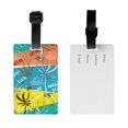 thumbnail image 2 of PAYOHTO Luggage Tags for Suitcases Cool Slogan Hawaii PVC Lable for Travel Bag, 2 of 7