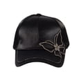 thumbnail image 2 of Top Headwear Butterfly Stone Patch Fashion Cap - Black, 2 of 4