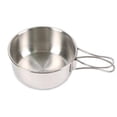 thumbnail image 2 of SPRING PARK 300ml/400ml Portable Folding Stainless Steel Camping Bowl BBQ Bowl for Outdoor Activities Camping Hiking, 2 of 7