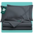 thumbnail image 1 of Juego de Sábanas de Bambú Dreamlab, Ropa de Cama Ultra Suave, Fresca, Hipoalergénica, Ecológica, Sábanas King Size de Bambú, Color Grafito, 1 of 11