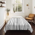 thumbnail image 4 of Black Large Tapestry for Bedroom Wall Hanging Tapestry,Abstract Lines Gradient Minimalist Modern Texture Ceiling Backdrop Tapestries Poster Blanket Wall Decor for Teens Room Living Room 100" x 59", 4 of 8