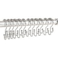 thumbnail image 6 of Utopia Alley Shower Hooks - Double Shower Curtain Rings for Bathroom - Rust Resistant Shower Curtain Hooks for Shower Curtain or Liner - Double Roller Shower Curtain Hooks - Set of 12 Polished Chrome, 6 of 7