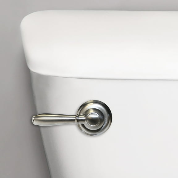 Korky Strongarm Toilet Flush Handle, Faucet Style in Brushed Nickel