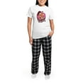 thumbnail image 5 of CafePress - My Cat Is My Valentine Pajamas - Women's Short Sleeve Print T-Shirt and Pants Light Cotton Pajama Set, 5 of 7
