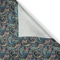 thumbnail image 4 of Ambesonne Paisley Valance Pack of 2, Tribal Vibrant Pattern, 42"X18", Slate Blue Coral, 4 of 5