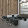 thumbnail image 2 of Fusion 48" x 24" Double Benching Sysem with Privacy Panel- Grey, 2 of 8