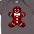 thumbnail image 4 of Inktastic Buffalo Plaid Gingerbread Man Boys or Girls Baby Bodysuit, 4 of 5