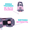 thumbnail image 4 of Tenis Patín Onix Unicornio Friends Roller Skate Rosa Con Rueda Retráctil Para Niña, 4 of 4