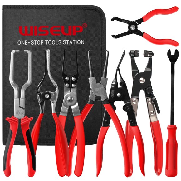 Juego de herramientas WISEUP Fuel Line Disconnect, 8 piezas con alicates