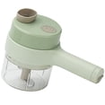 thumbnail image 1 of Juego de cortador de verduras eléctrico 4 en 1, cortador de verduras portátil multiusos, 1 of 14