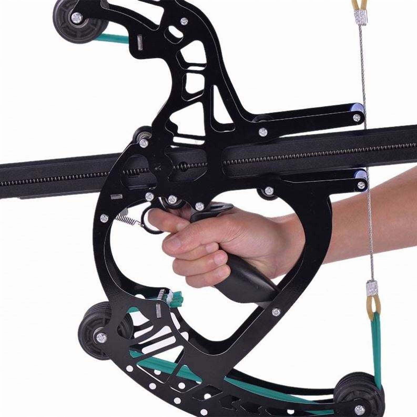 Piaoyu 28 Inch Ball Bearing Bow, Compound Bow Set That Shoots Steel Balls, Right Handed Hunting Bows for Adults,black