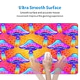 thumbnail image 5 of Bingfone Magic Mushrooms Large Gaming Mouse Pad,Extended Desk Mousepad With Stitched Edges,Non-Slip Base,Water Resist Keyboard Pad For Gamer, Office & Home, 29.5 X 16 In, 5 of 9