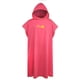 thumbnail image 1 of Qarigey Albornoz de repuesto de secado rápido a prueba de viento de manga corta para hombres y mujeres con capucha de Color sólido para playa Pijama Melocotón rojo, 1 of 6