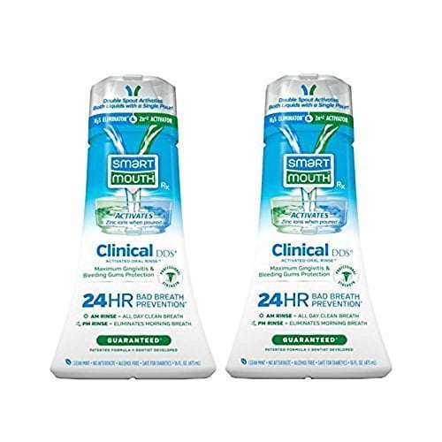 SmartMouth Clinical DDS Oral Rinse for the Treatment of Bad Breath and