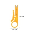 thumbnail image 2 of CTIRCHIU 6-Piece Yellow Wire Stripping and Crimping Tool Set for Network Cables and Electrical Wiring Work, 2 of 8