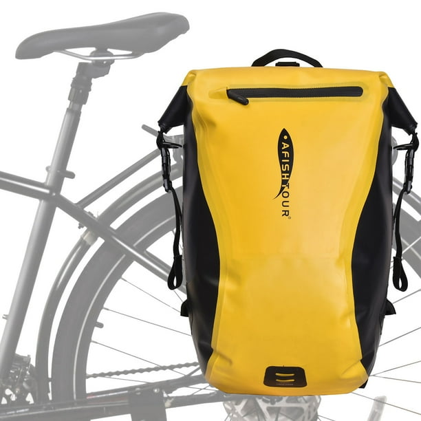 Bolsa de bicicleta 3 en 1 Bolsa de alforjas impermeable Mochila reflectante Ciclismo trasero Walmart en linea