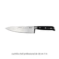 thumbnail image 2 of HUDSON VALLEY | Cuchillo Plano Prof de 18 cm, Cuchillo Tinchador de Acero Inoxidable con Mango Remachado, Utensilio de chef de Cocina para Cortar, Picar y Rebanar, Best Kitchenware, 2 of 5