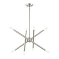 thumbnail image 3 of 46774-91 Livex Lighting Soho - 8 Light Chandelier In Transitional Style-22.5 Inches Tall and 19.5 Inches Wide-Brushed Nickel Finish    -Traditional, 3 of 12