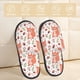 thumbnail image 2 of Fotbe Squirrel And Pantuflas Peludas para Mujer con Estampado, Zapatillas de Peluche, Zapatos de Invierno para Casa, Uso Interior y Exterior-Large, 2 of 8
