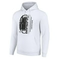 thumbnail image 2 of Unisex Starter White Denver Broncos Half Helmet Logo Pullover Hoodie, 2 of 3