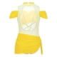 thumbnail image 4 of Niños Niñas gimnasia Ballet Leotardos tutú princesa mono brillante Rhinestone patinaje artístico Ballet Jersey mono Ropa de baile, 4 of 5
