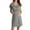 Gray, variant on LoyisViDion Womens Maternity Dresses Women's Short Sleeve Maternity Dress Striped Knee-Length A-Line Pregnancy