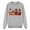 Grey, variant on Girls Sweatshirts Crew Neck Trendy Long Sleeve Sun Shirts Embroidered Pullover Athletic Tops Back To School Outfit Fall Casual Clothes