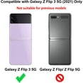 thumbnail image 2 of Case for Samsung Galaxy Z Flip 3 5G 2021, Slim Fit Matte PC Cover Phone Case for Galaxy Z Flip3 - Blue, 2 of 13