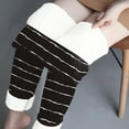 thumbnail image 4 of yoeyez Leggings for Women,Warm Fleece Lined Leggings Winter Thick Thermal Tight Elastic Workout Yoga Trousers Wool Pants, 4 of 7