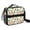 Robot and Octopuses Cream Pattern, variant on Robot and Wrenches White Pattern Bento School Insulated Lunch Bag Box with Shoulder Strap and Bottle Holder, 11" X 9.5" X 3.5"