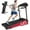 Black1, variant on Electric Treadmill with LCD for Home Foldable 2.5HP 12KM/H, Cup Holder Heart Rate Sensor, Cardio Exercise Machine, Walking Running Machine for Indoor Home Gym Exercise Fitness, Black