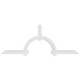 thumbnail image 4 of 96"W x 36"H x 4"D x 4"F, 9/12 Pitch, Ericson Architectural Grade PVC Gable Bracket, 4 of 8